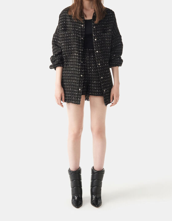 AZALEE TWEED SHORTS